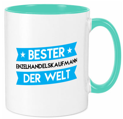 Bester Einzelhandelskaufmann | Einzelhandel Geschenk Humor Geschenkidee Tasse