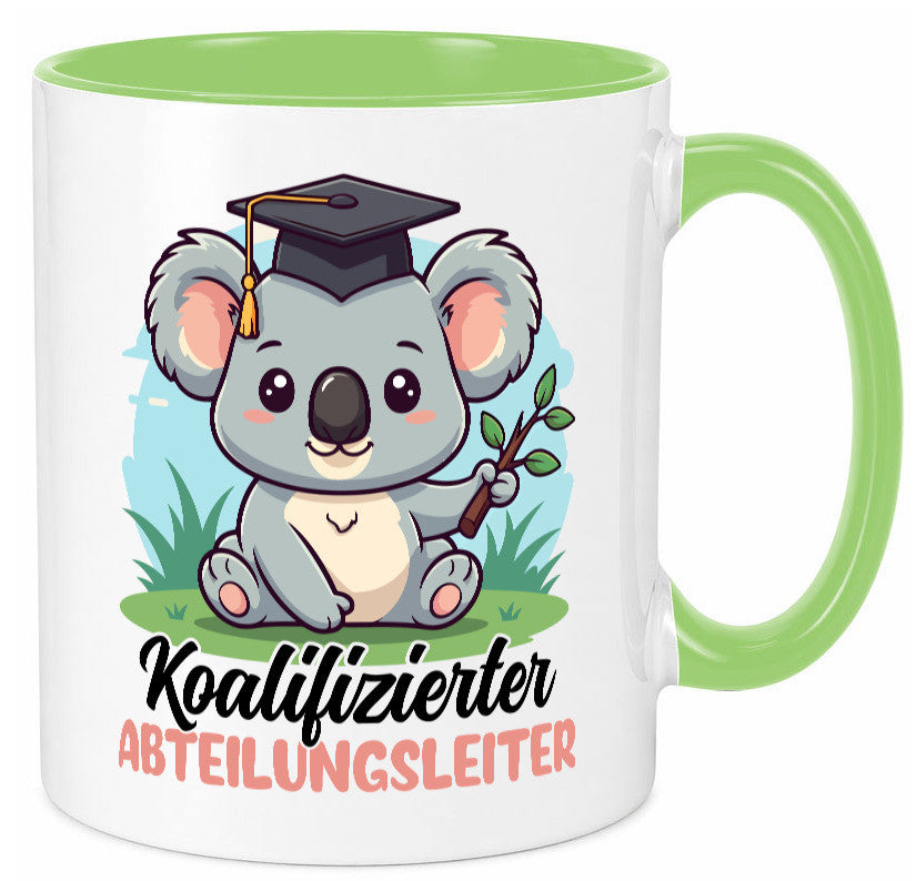 Koalifizierter Abteilungsleiter| Führungskraft Geschenk Humor Geschenkidee Tasse