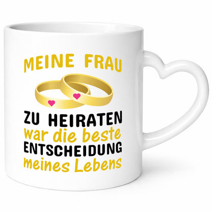 Hochzeitstag Spruch | Ehefrau Tasse romantisch Geschenkidee Familie Humor