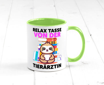 Relax Tasse: Tierärztin | Mediziner Tiermedizin Humor Tierliebhaber
