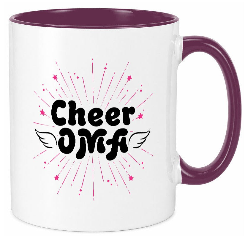 Cheer Oma | Beste Großmutter Geschenkidee Familie Humor Tasse