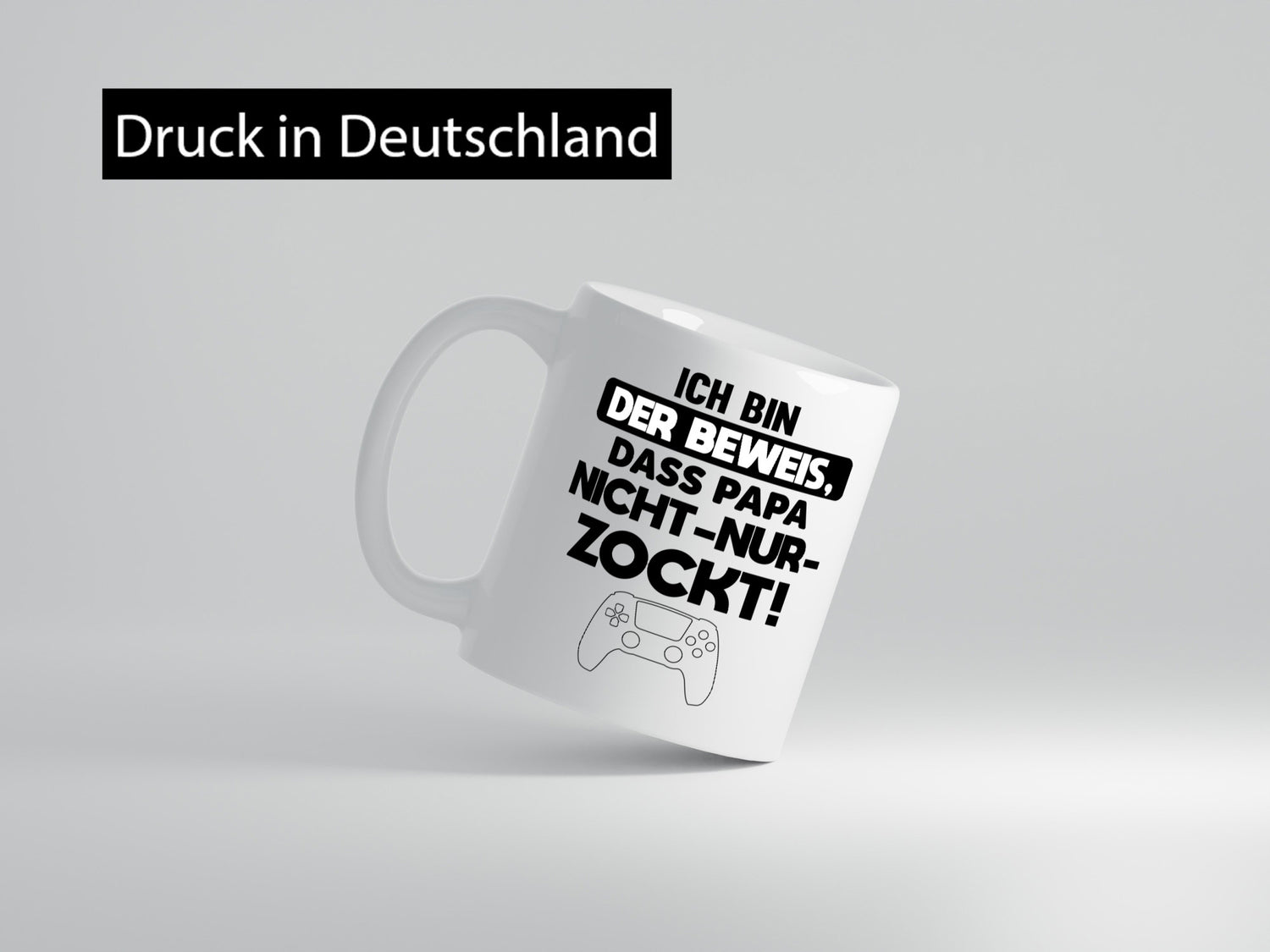 ich bin der Beweis dass papa nicht nur Zockt | Zocker Geschenk Humor