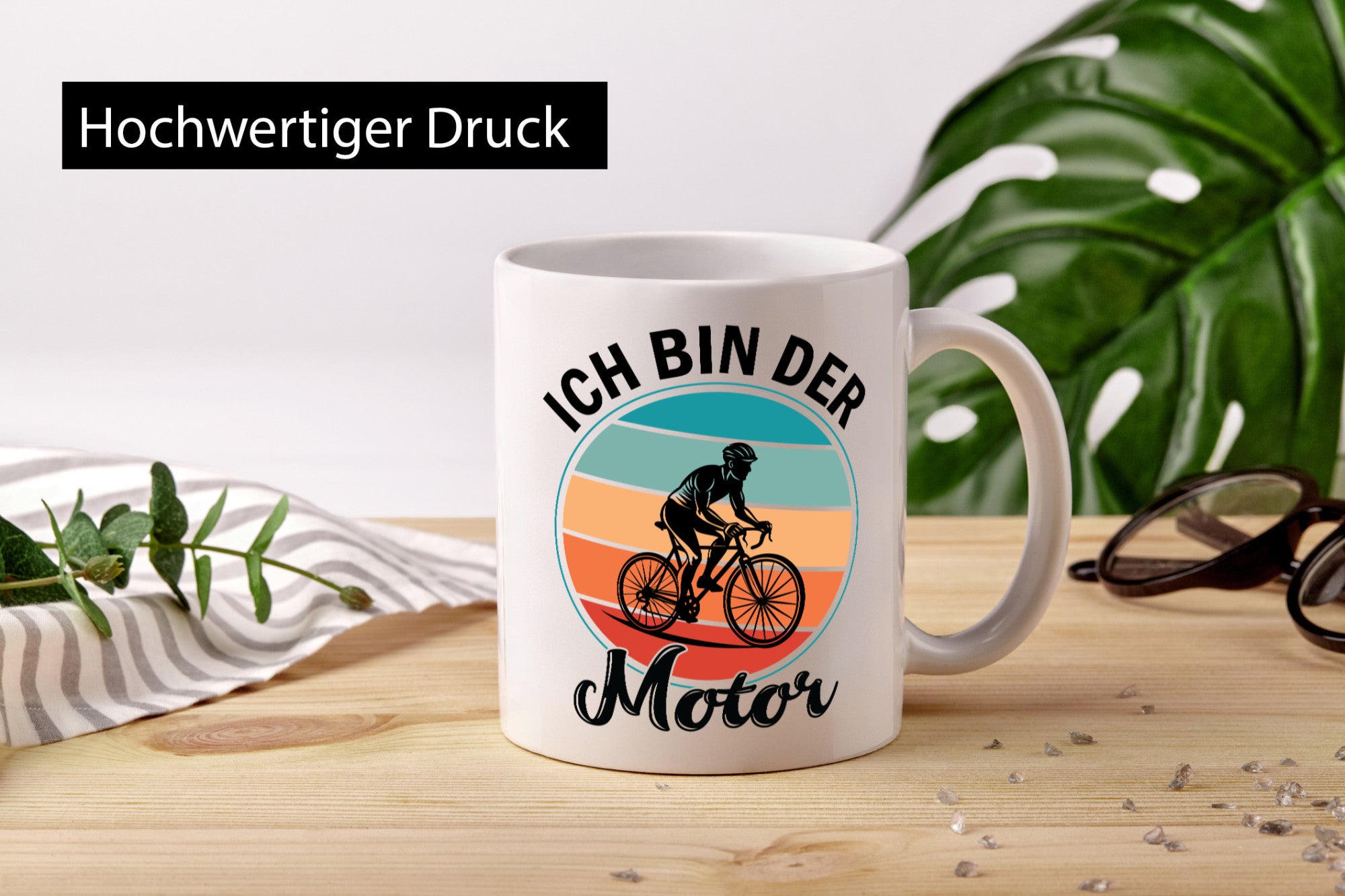 Ich bin der Motor | Mountenbike Fahrrad lustiger Spruch Geschenk Humor