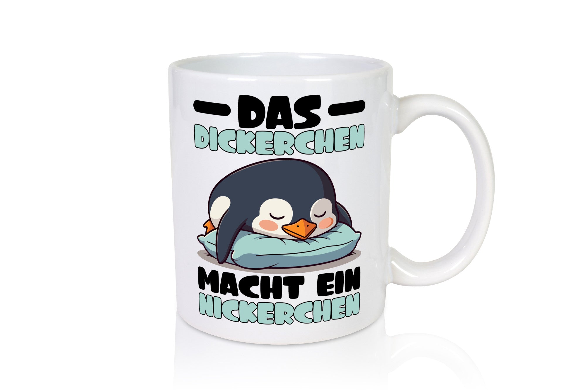 Der Dicke macht ein Nickerchen | Pinguin schläft v2 lustig Humor