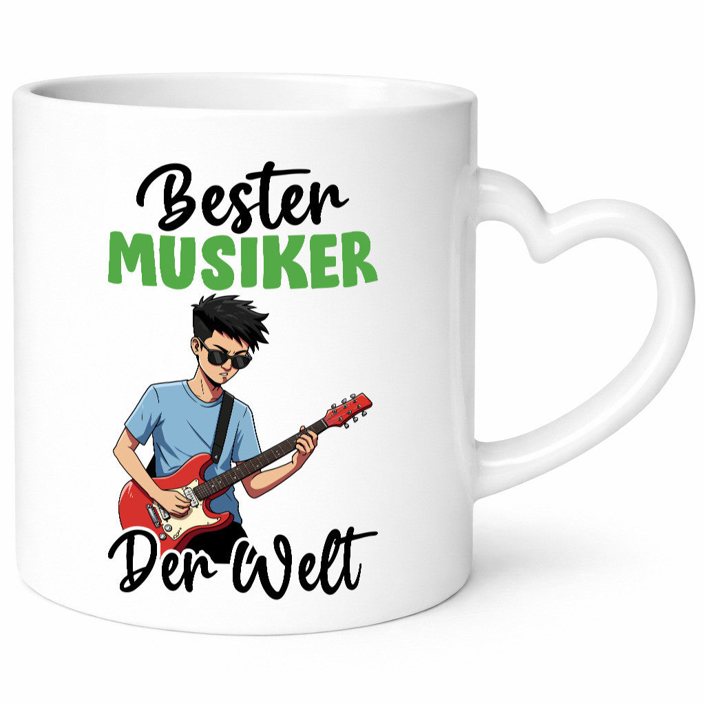 Bester Musiker | Musik Musikant v2 lustig Humor Geschenkidee Geschenk Tasse