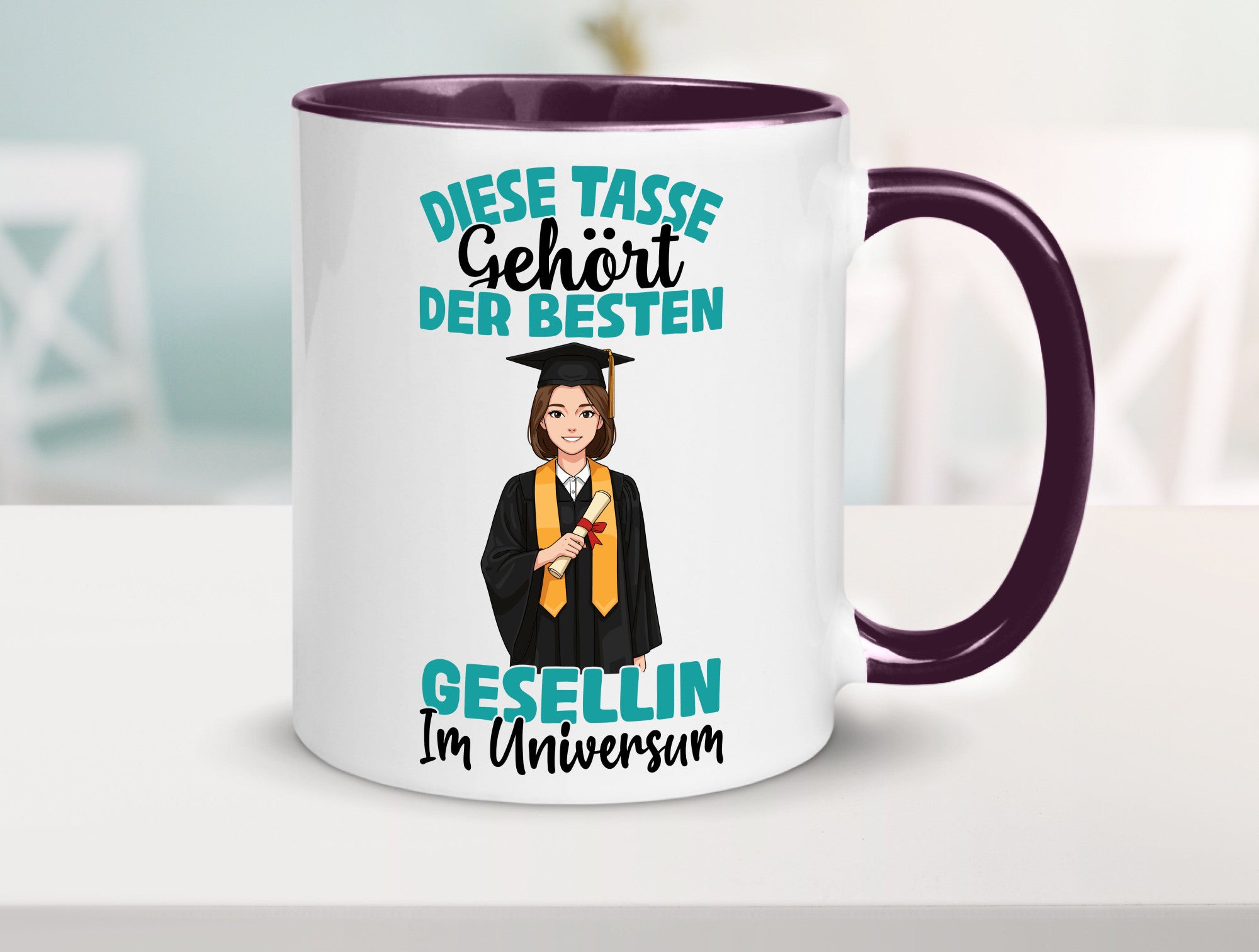 Im Universum: Gesellin | Handwerkerinnen lustiger Spruch Geschenk Humor