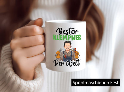 Bester Klempner |klempnern Geschenkidee Humor Tasse