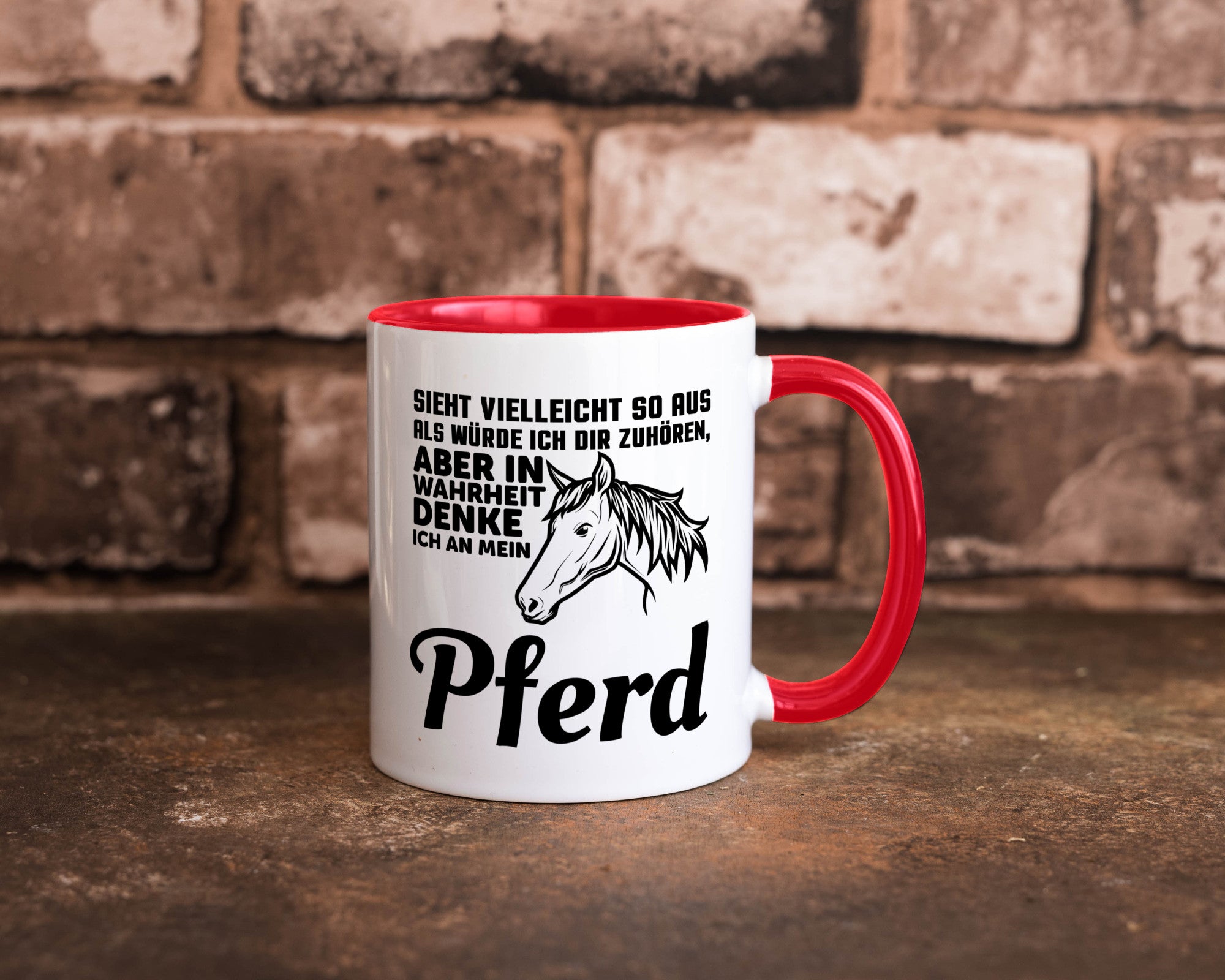 Pferde Spruch | Reiterin Tasse Pferdesport Reiten Humor Geschenkidee
