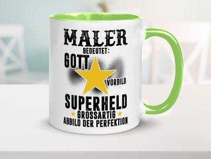 Bedeutung von Maler | Malerei Humor Geschenkidee Tasse