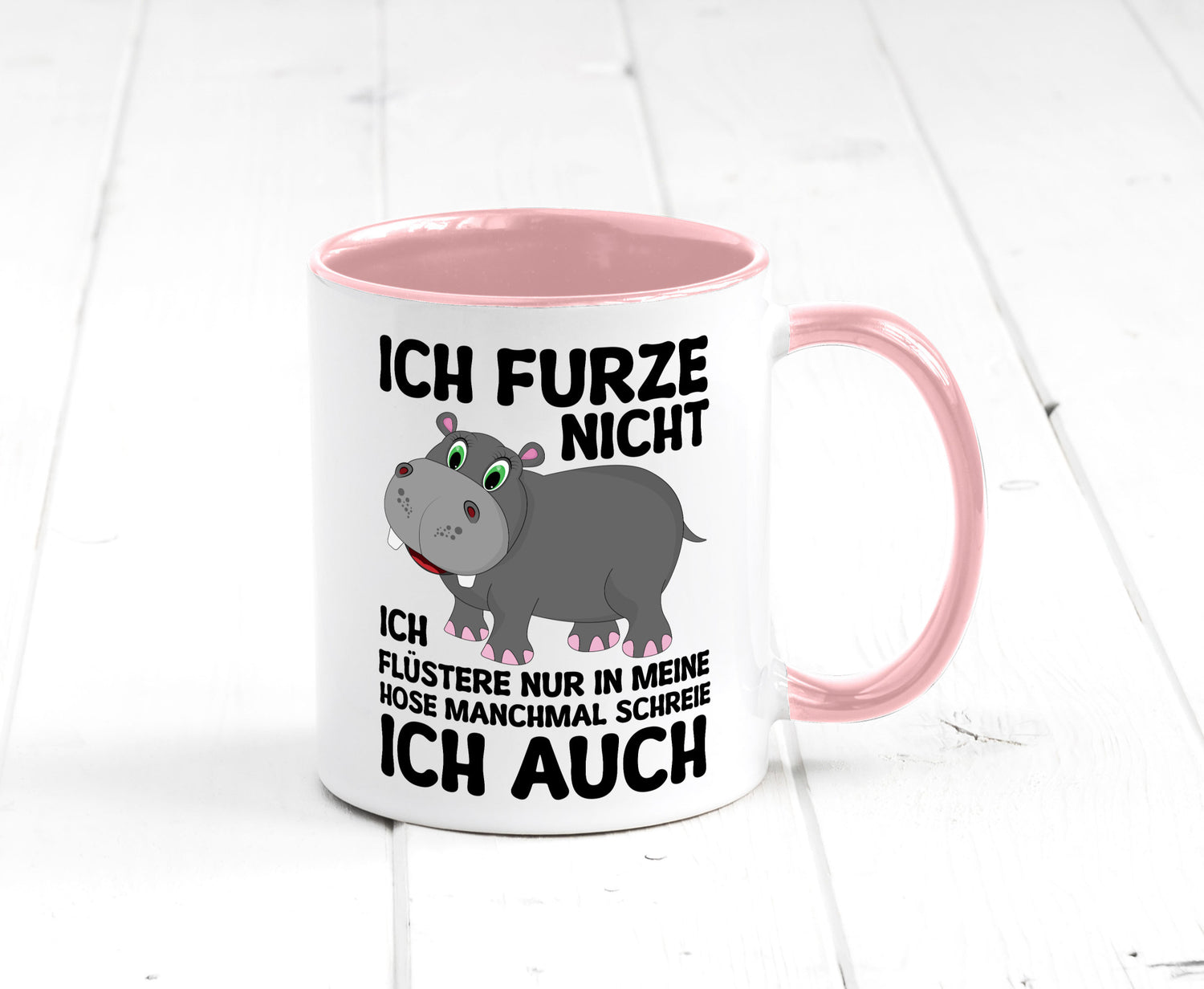 Ich furze nicht | furznilpferd v2 Humor Geschenkidee Tasse