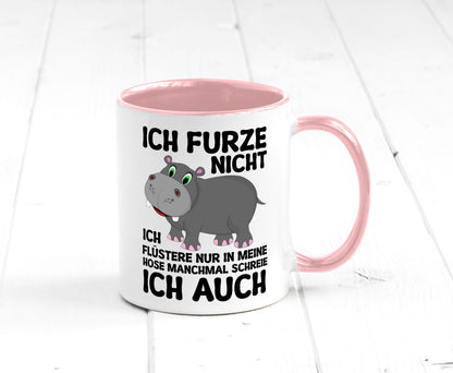Ich furze nicht | furznilpferd v2 Humor Geschenkidee Tasse