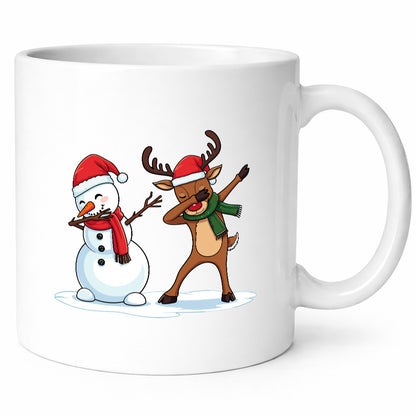 Dabbing Schneeman Rentier | Weihnachten v2 lustig Tierliebhaber Humor Geschenk