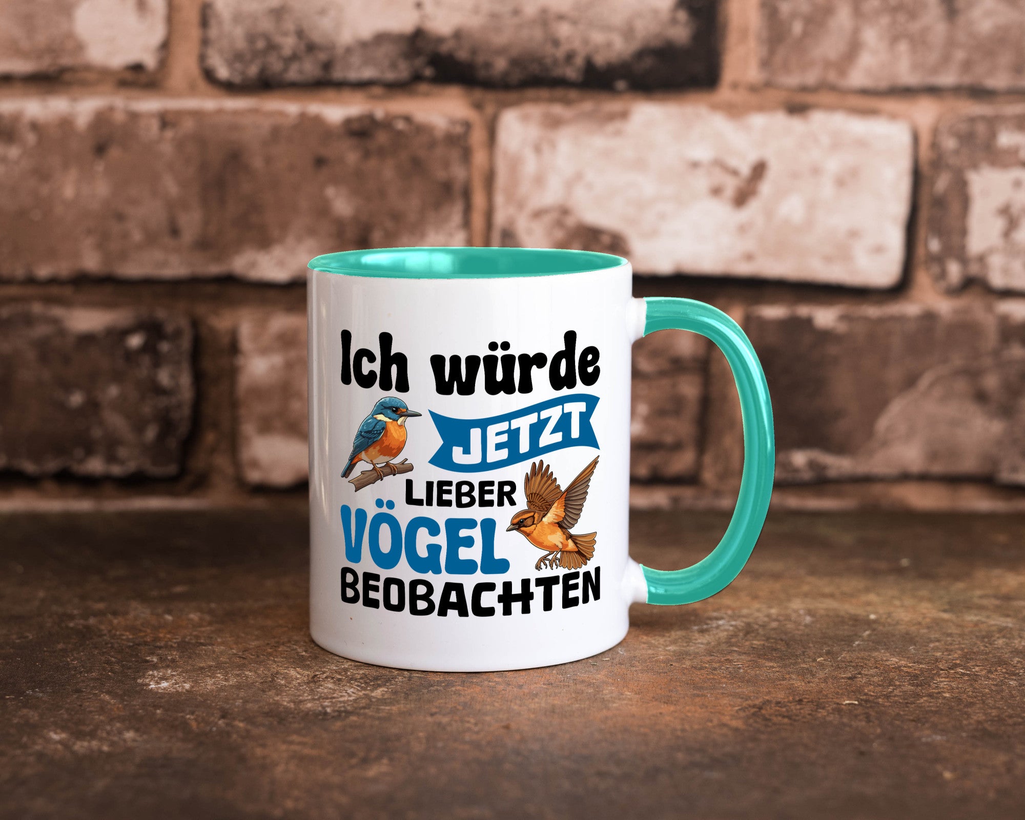 Vögel beobachten | Vogel lustig Humor Geschenkidee Geschenk Tasse
