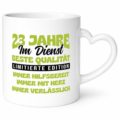 23 Jahre im Dienst | Jubiläum Arbeit v4 lustiger Spruch Geschenk Kollegen Büro