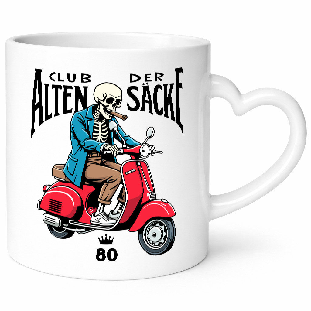 80. Geburtstag | 80 Jahre Club der alten Säcke v2 Humor Geschenkidee Tasse