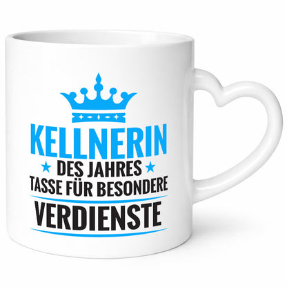 Besonderer Verdienst: Kellnerin | Beruf kellnern Bedienung Geschenk Arbeit