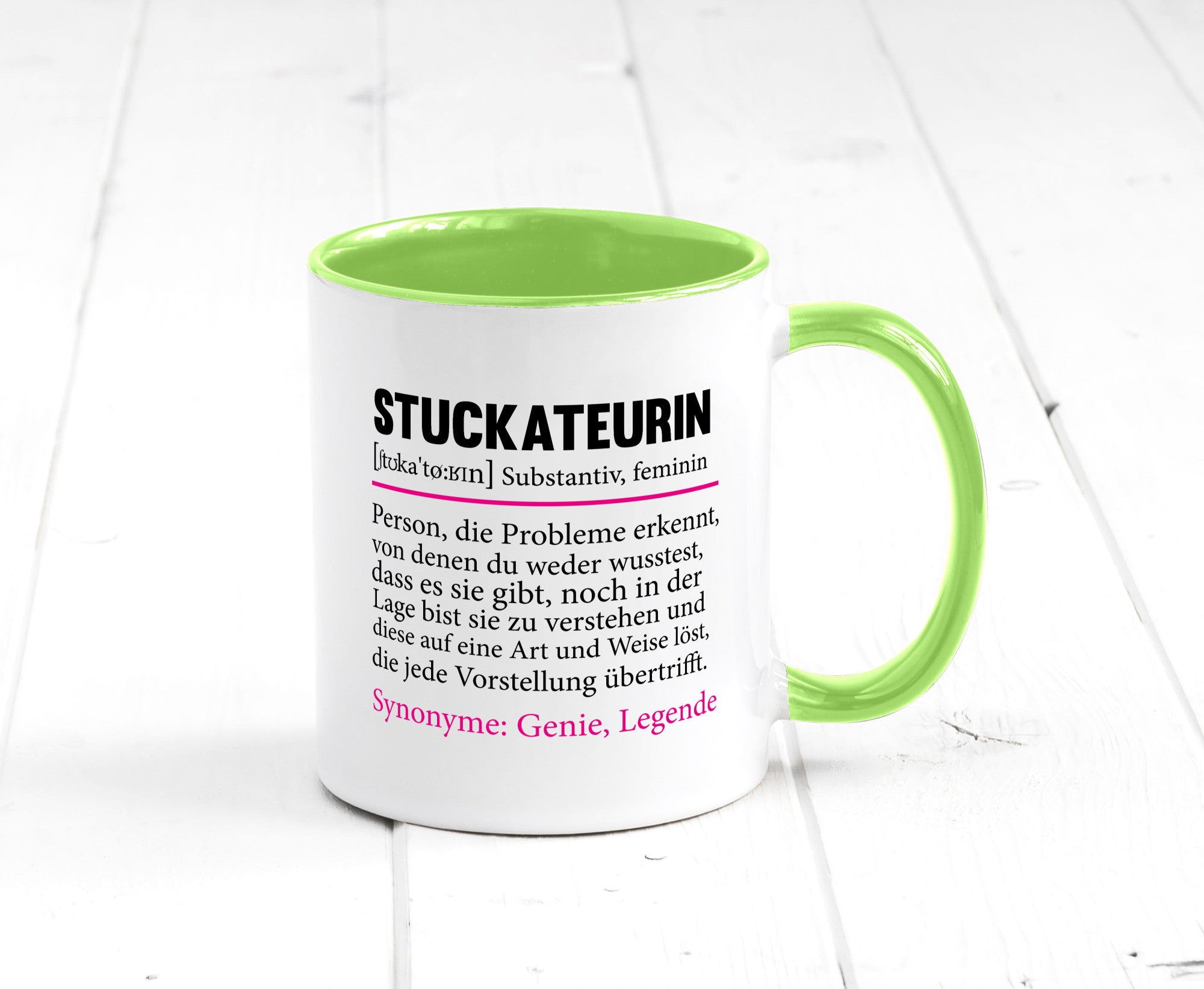 Stuckateurin | Innenausbau Beruf Humor Spruch Arbeit Kollegen Büro Geschenkidee