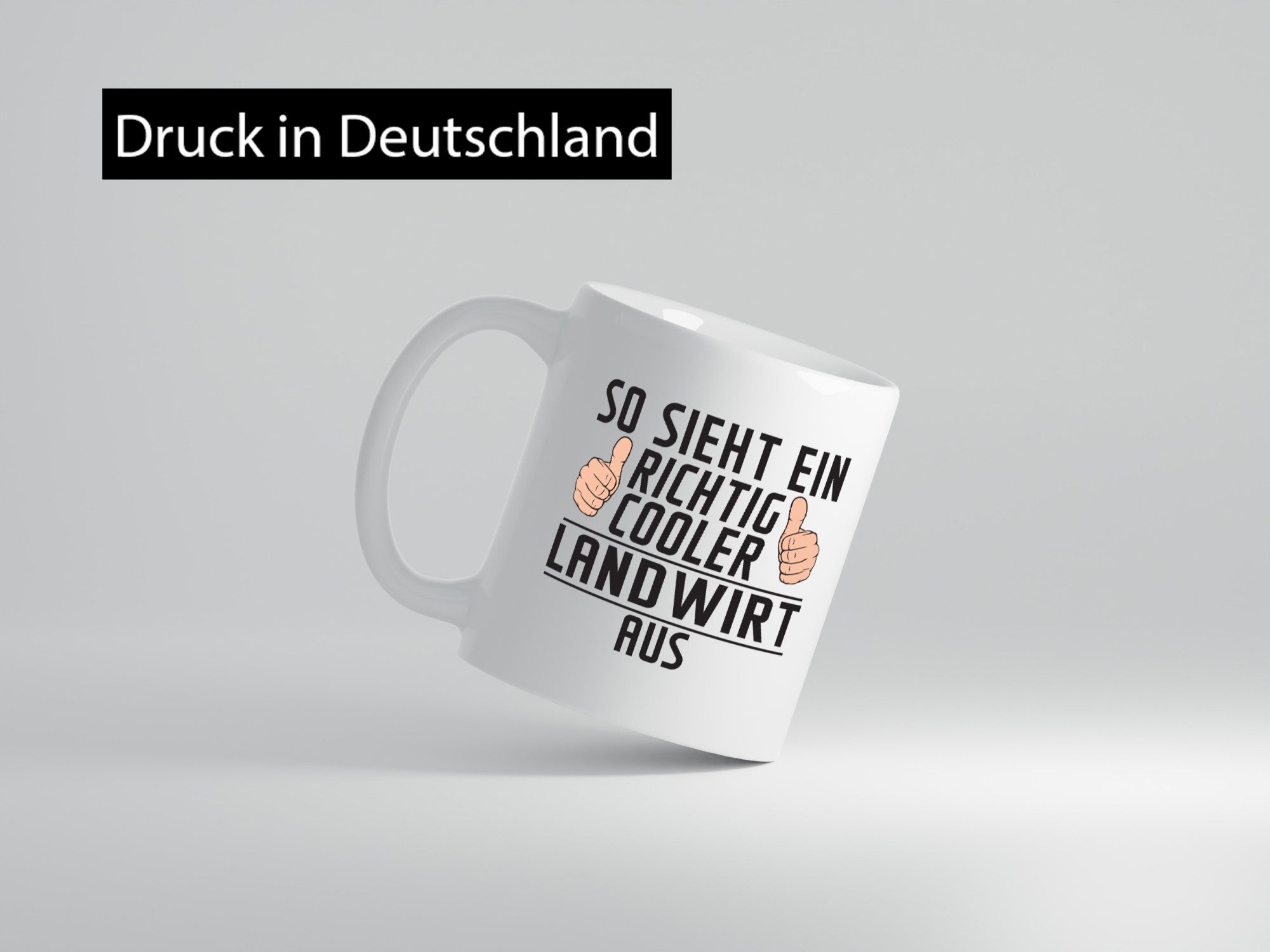 Richtig Cooler Landwirt | Bauer Landwirtschaft lustig Humor Geschenkidee Tasse