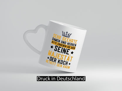 Seine Majestät der Koch | Küchenchef Restaurant Beruf Geschenkidee Arbeit