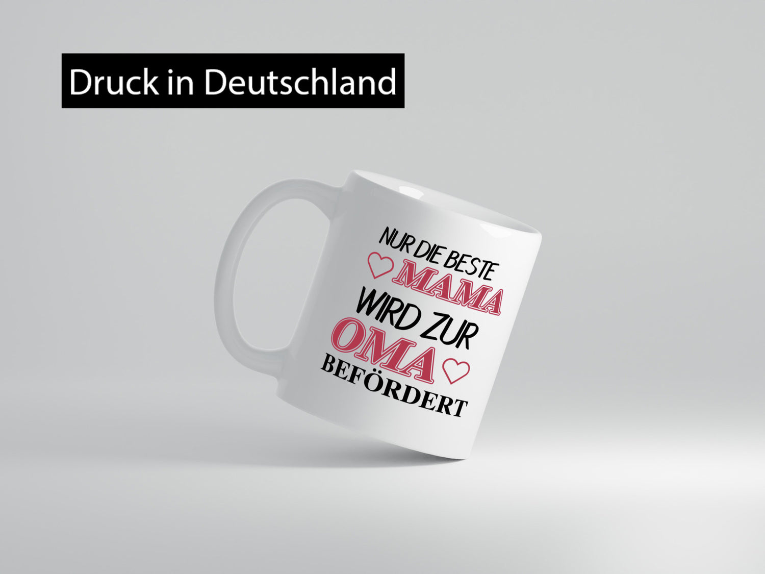 Nur die Beste Mama wird zur Oma Geschenkidee Familie Humor Tasse