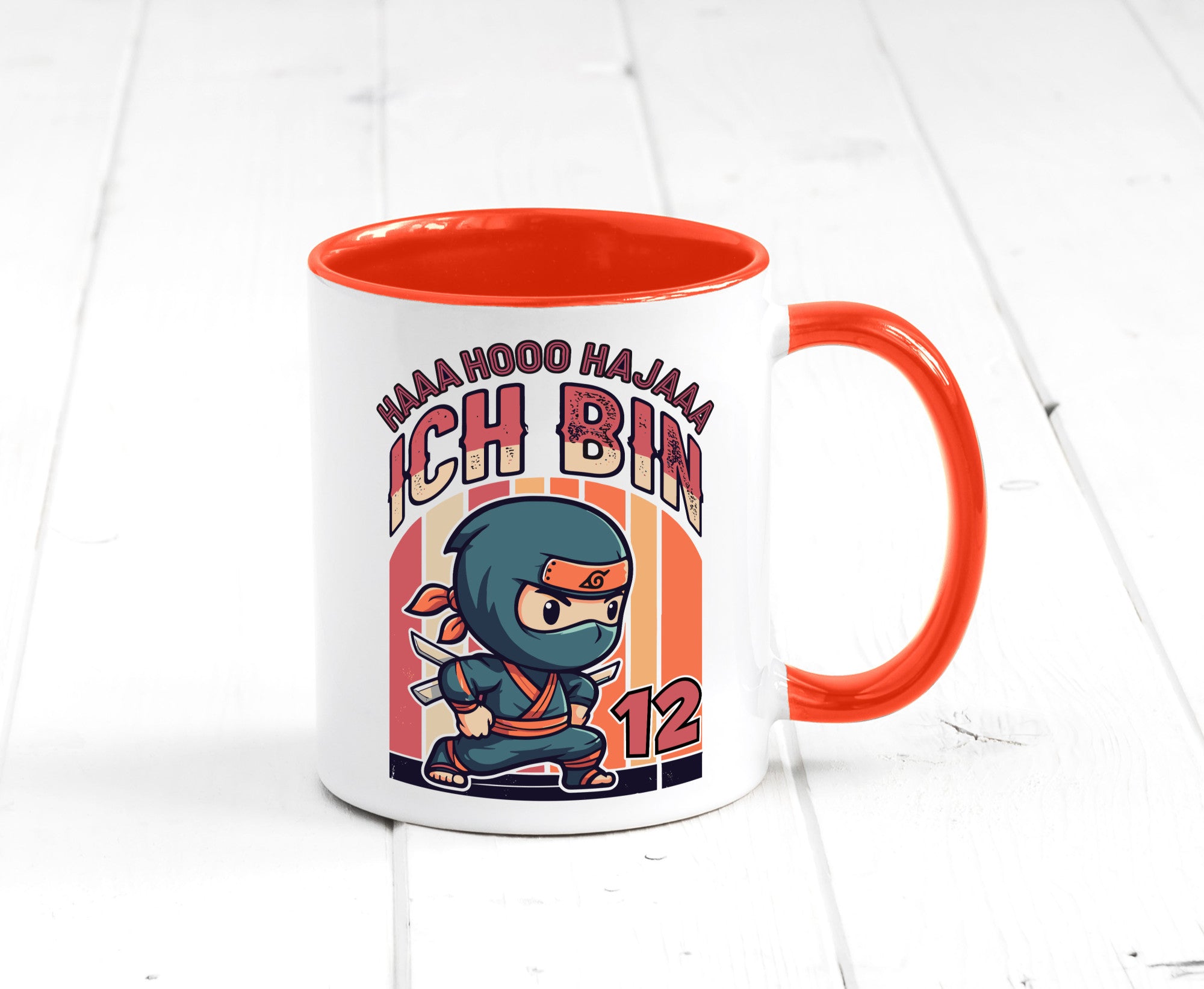 12. Geburtstag | Ninja Junge 12 Jahre Humor Geschenkidee Tasse