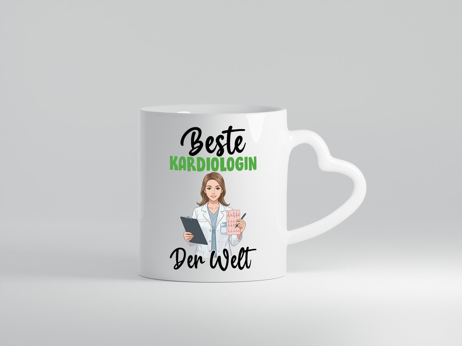 Beste Kardiologin | Kardiologie v2 Geschenkidee Humor Tasse