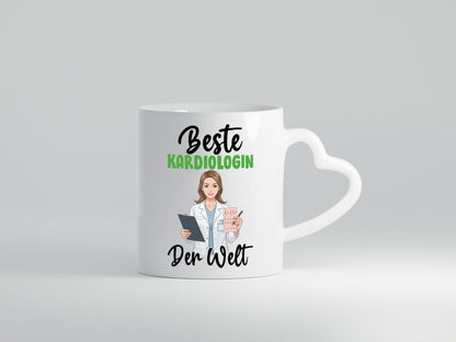 Beste Kardiologin | Kardiologie v2 Geschenkidee Humor Tasse