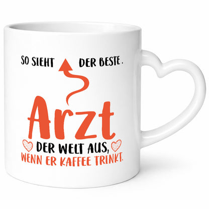 So sieht der beste Arzt Welt aus | Kaffee Doktor lustig Humor Geschenkidee