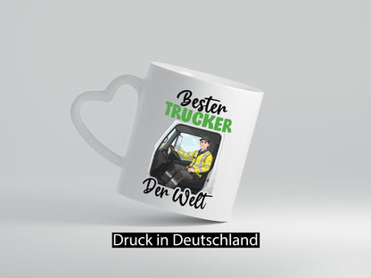 Bester Trucker | LKW Fahrer Beruf v2 lustiger Spruch Geschenk Arbeit Kollegen