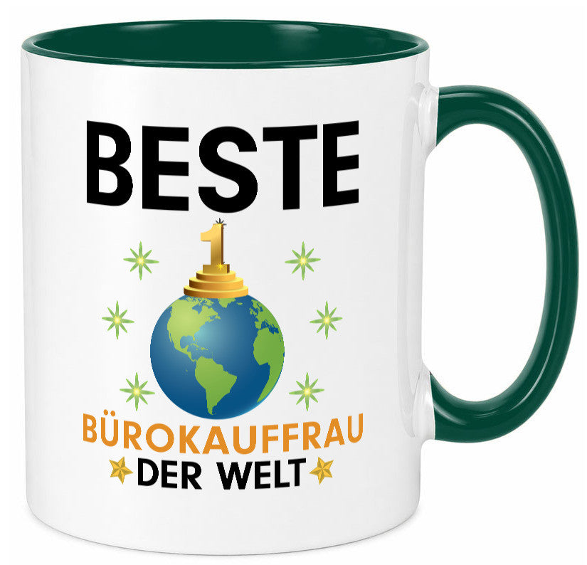 Welt Beste Bürokauffrau | Kauffrau Geschenk Arbeit Kollegen Büro lustiger