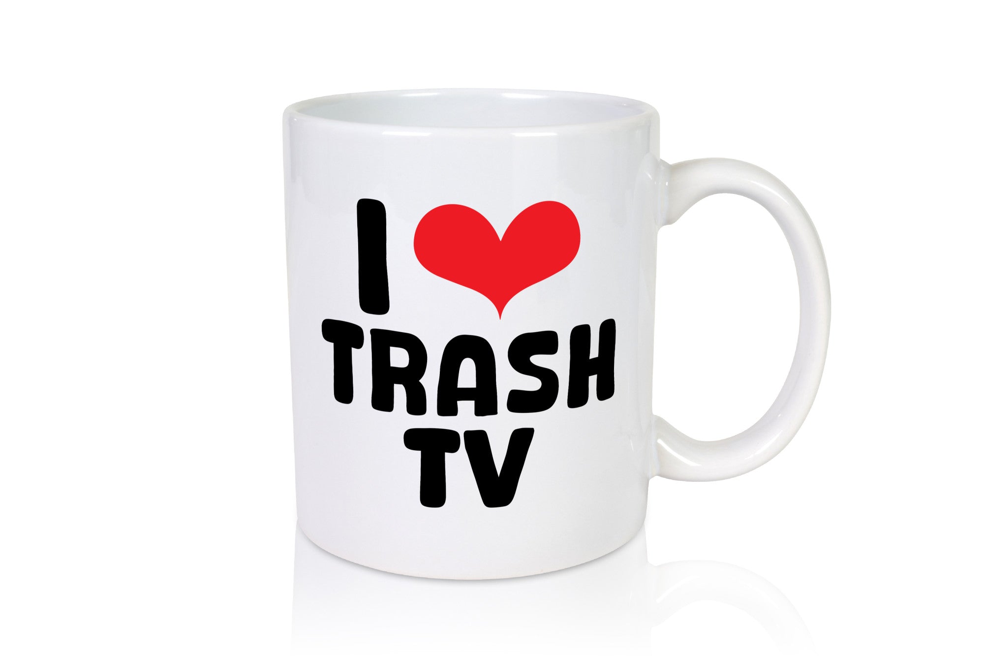 I love Trash TV | v2 lustig Humor Geschenkidee Geschenk Tasse