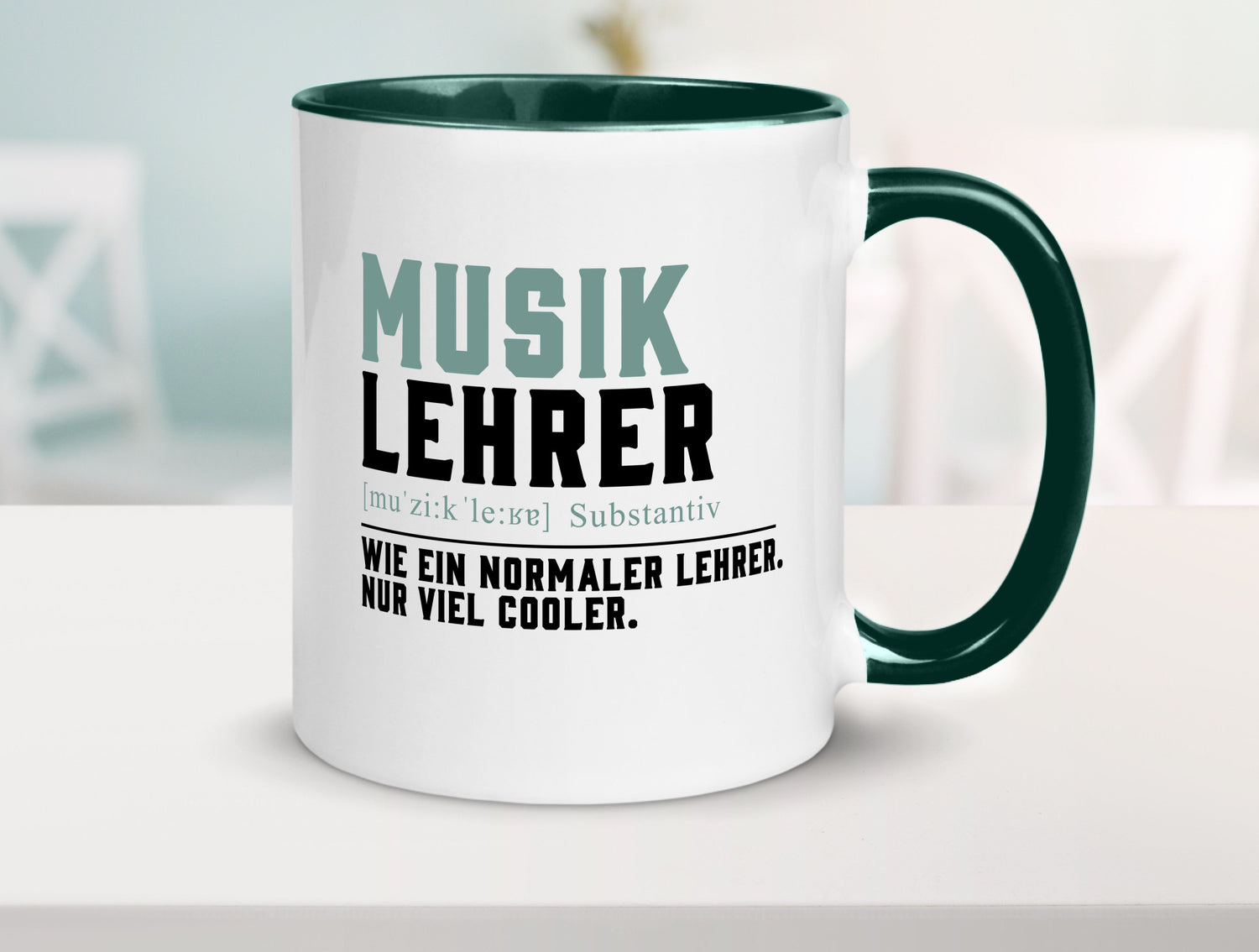 Musiklehrer | Lehrer Unterricht Lieblingslehrer Geschenkidee Humor Tasse