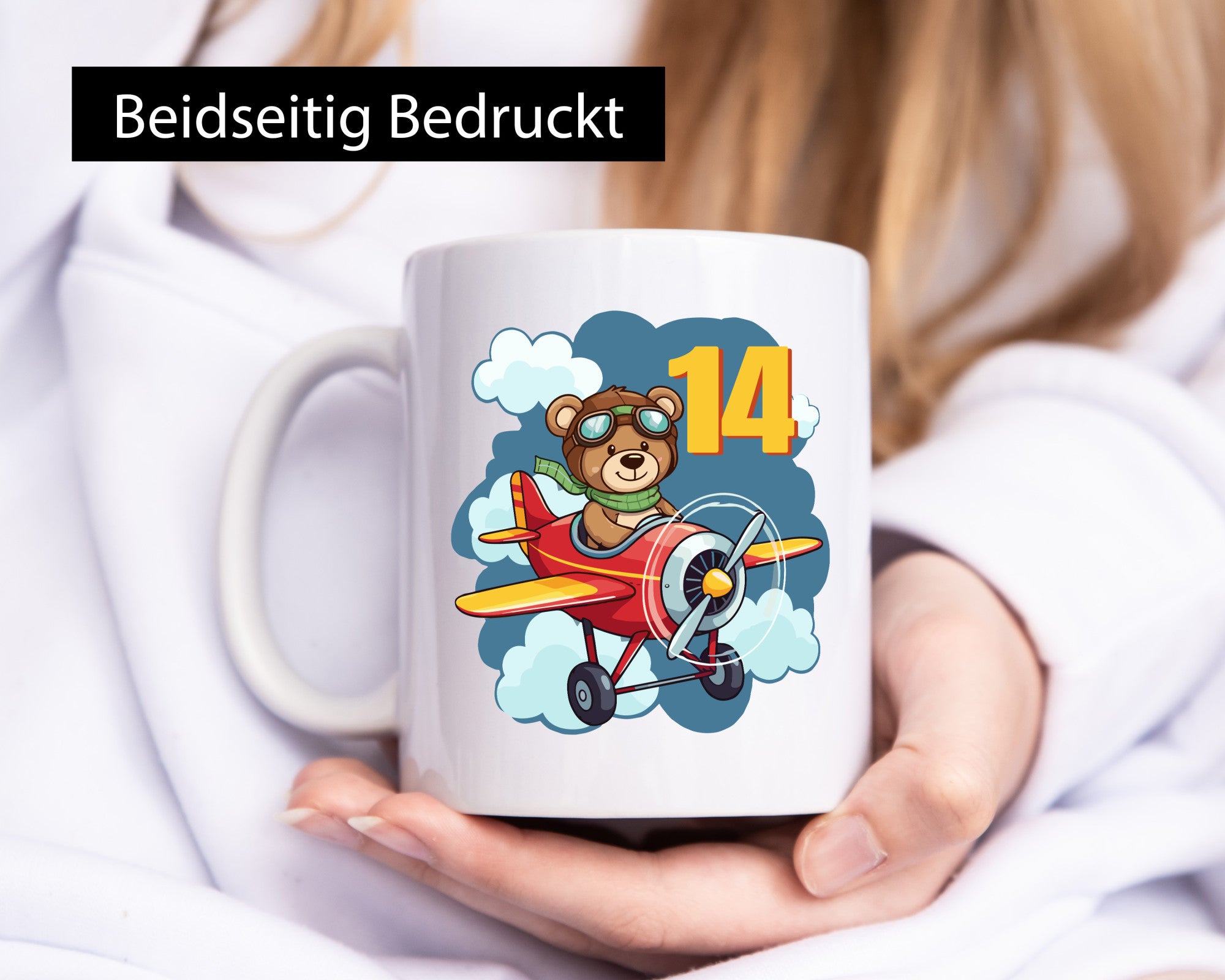 14. Geburtstag | 14 Jahre Kind Pilot Flugzeug Geschenk Geschenkidee lustig