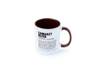 Zahnarzthelfer | Spruch Humor Zahnmedizin Geschenkidee Tasse