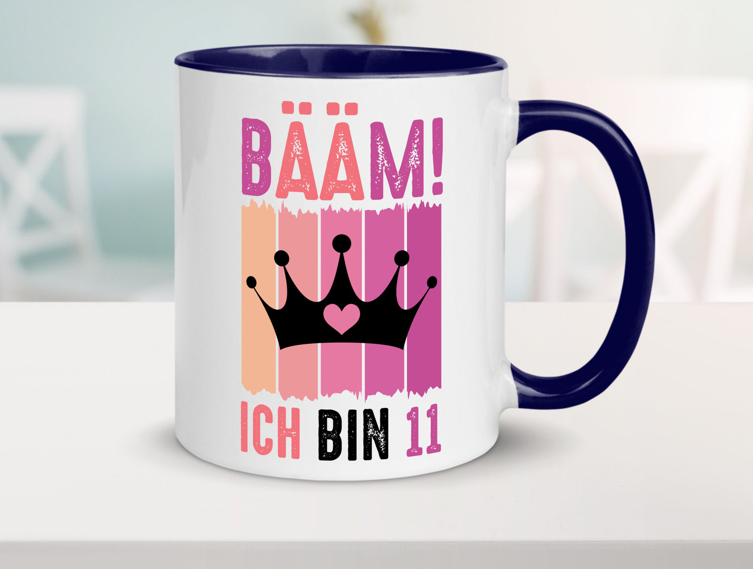 11. Geburtstag | 11 Jahre Bääm ich bin Krone Humor Geschenkidee Tasse