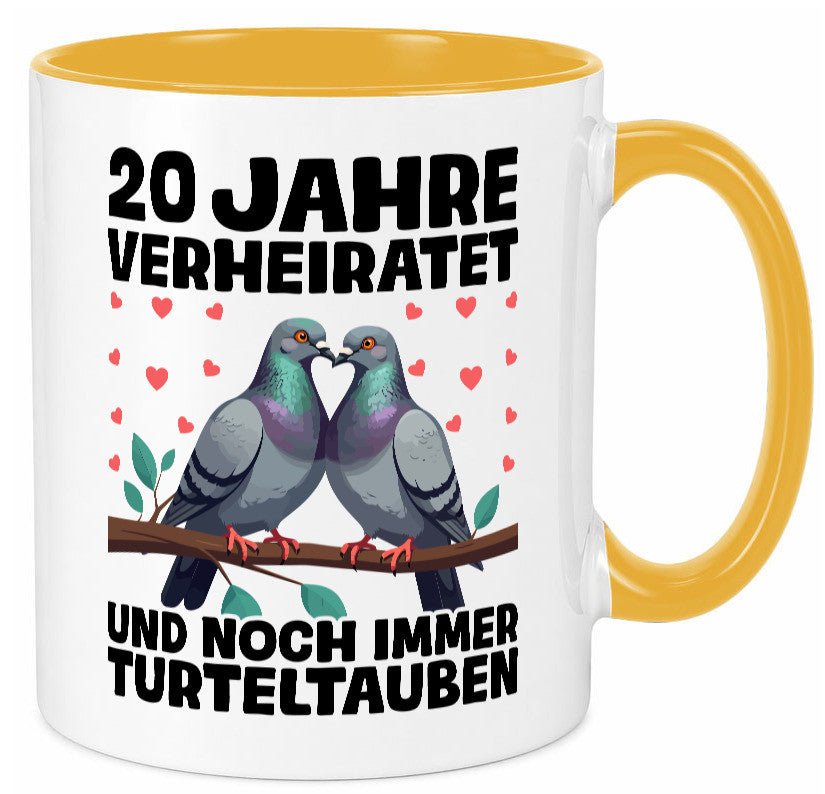 20 Jahre verheiratet | Turteltauben Ehe Ehepaar lustig Humor Geschenkidee
