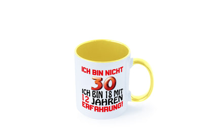 Ich bin nicht 30. lustiger Spruch Geschenk Humor Geschenkidee Tasse