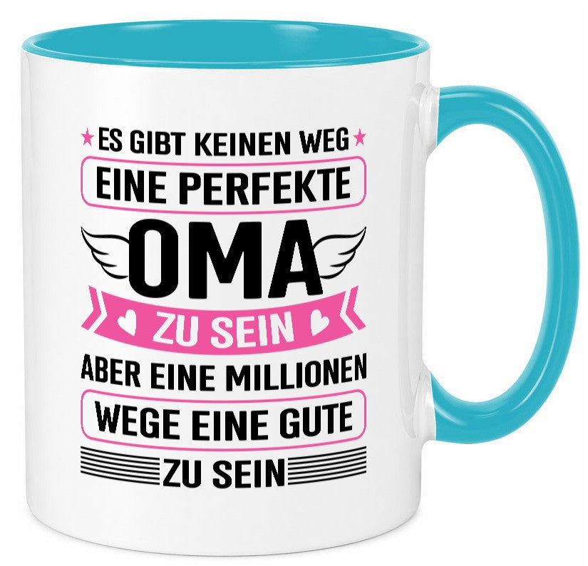 Ich bin eine gute Oma | Großmutter Beste der Welt lustiger Spruch Geschenk Tasse