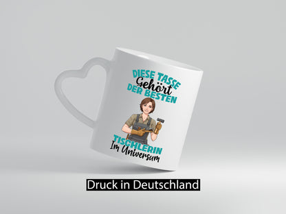 Im Universum: Tischlerin | Tischlerei lustiger Spruch Geschenk Humor