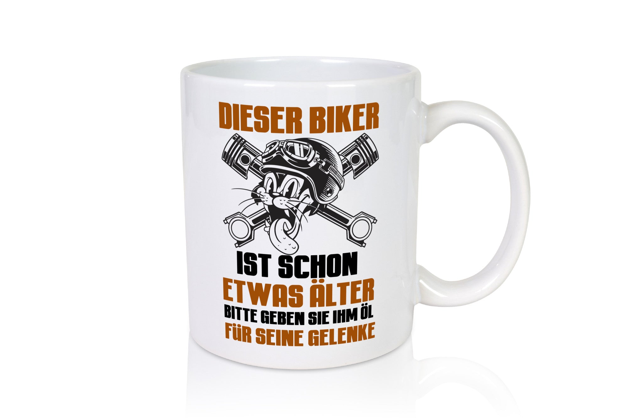 Dieser Biker ist schon älter | öl für die gelenke Geschenkidee Humor Tasse