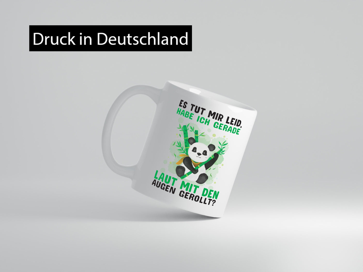Genervter Panda | Büro Tasse Kollegen Arbeit lustiger Spruch Geschenk