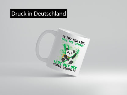 Genervter Panda | Büro Tasse Kollegen Arbeit lustiger Spruch Geschenk