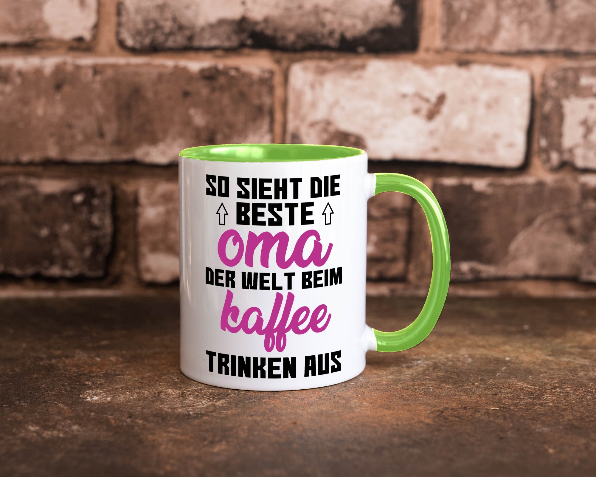 Beste Oma der Welt | Großmutter Tasse lustiger Spruch Geschenk Familie