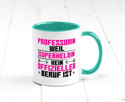 Superheldin Professorin | Uni Universität Geschenk Humor Geschenkidee lustiger