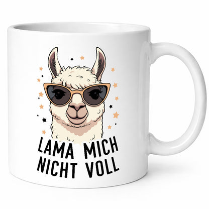 Lama mich nicht voll | Alpaka Geschenk Humor Geschenkidee lustiger Spruch Tasse