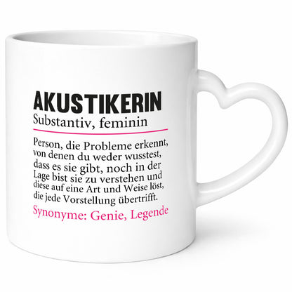 Akustikerin | Spruch Akustik Hörgeräteakustik lustiger Geschenk Humor