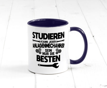 Nur die besten werden Anlagenmechaniker Humor Geschenkidee Tasse