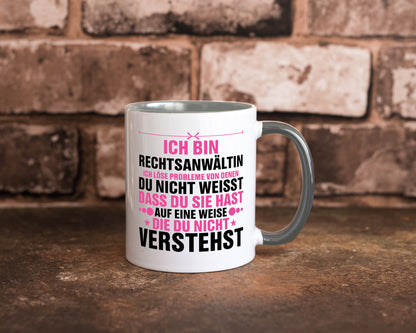 Löse Probleme: Rechtsanwältin | Jurstin Anwältin v2 Geschenk Humor Geschenkidee