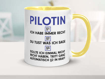 Ich habe immer Recht Pilotin | Definition Piloten v2 lustiger Spruch Geschenk