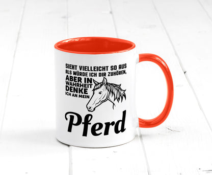 Pferde Spruch | Reiterin Tasse Pferdesport Reiten Humor Geschenkidee